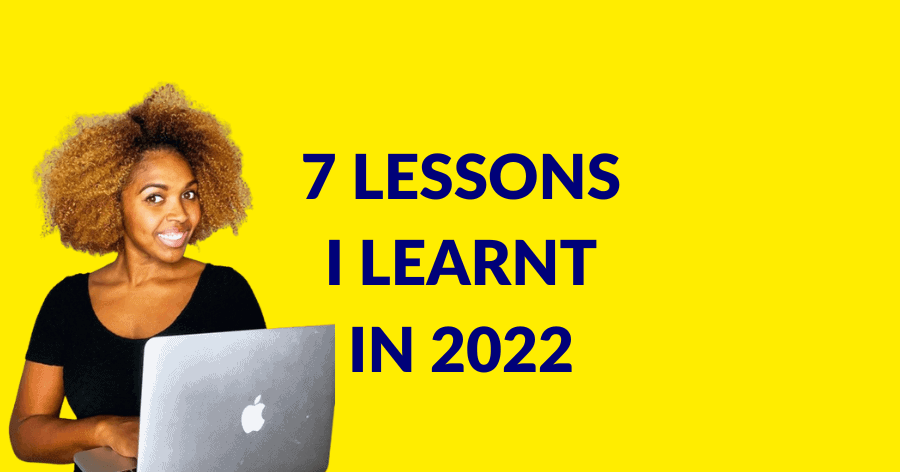7 classes I learnt in 2022